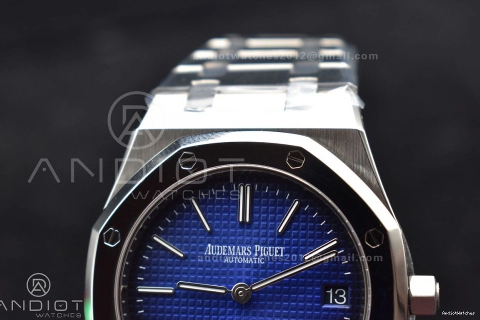 SS Textured Royal A Supportive on 39mm ZF Bracelet Oak SS 15202 1043 1:1 Edition Best Dial Blue 1218